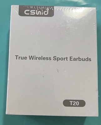 Wireless Sport Earbuds T20 Black New Unopened