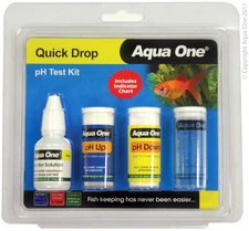 Aqua One A1-92000 Quick Drop pH Test Kit Range 6 to 7.8 with Adjusting Salts