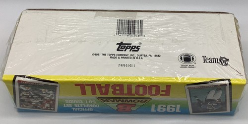 Bowman NFL National Football League 1991 Conjunto Completo Oficial Caja Sellada - Imagen 3 de 3