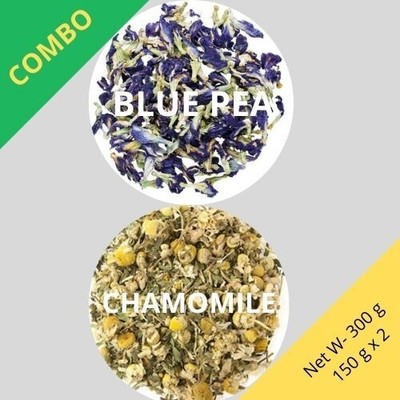 Butterfly Blue Pea & Chamomile - Clitoria Ternatea & Matricaria chamomilla