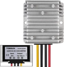 48V Step Down to 12V 20A 240W Converter DC to DC Voltage Regulator Reducer IP68