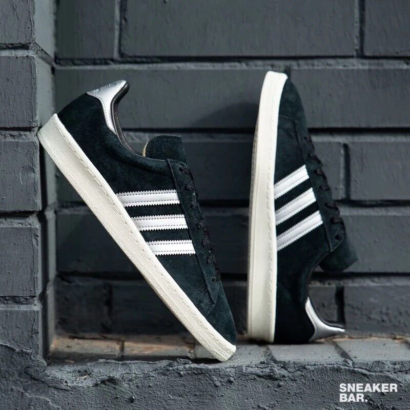 Adidas Originals Campus 80s Men's Athletic Shoe Black Sneaker