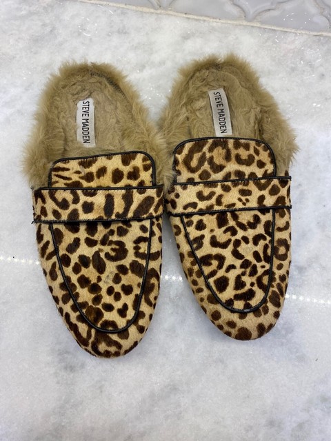 steve madden calf hair loafer