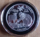 10 Petol Mattole Humboldt Free State RARE Silver 1 Ounce Coin Round .999 Fine