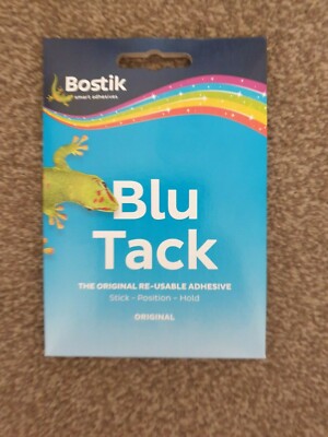 1 x Bostik Blu Tack praktisches Pack 60g NUR £2,45 VERSANDKOSTENFREI WOW!!! Blue Tac