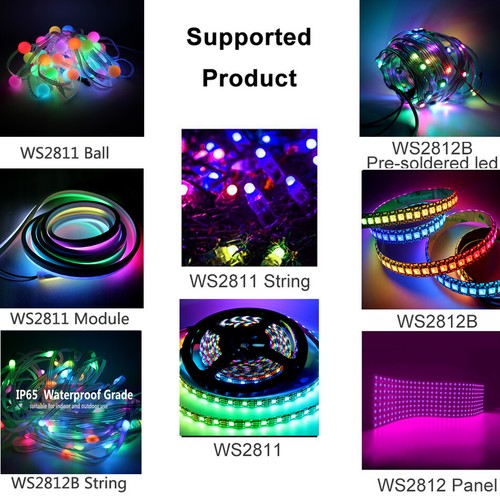 14keys USB RGB LED light contorller RF Remote For 5V SK6812 WS2812 led strip - Picture 8 of 9