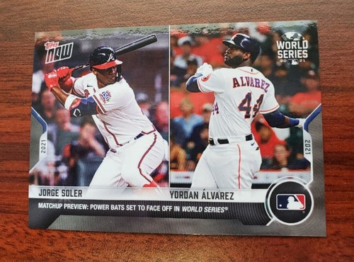 2021 Topps Now WSM-9 Jorge Soler / Yordan Alvarez