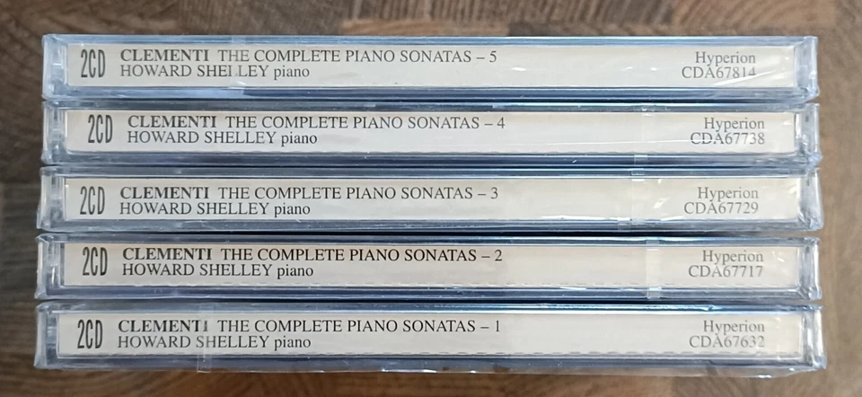 Howard Shelley Clementi The Complete Piano Sonatas Vol 1, 2, 3, 4, 5 Sealed CDs. Foto 3 de 4