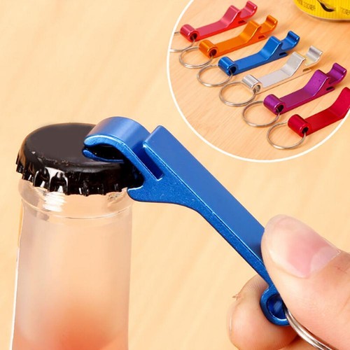 4 in 1 Bottle Opener Chain Keyring Keychain Metal Bar Portable Beer N Prof B1J9 - Picture 3 of 13