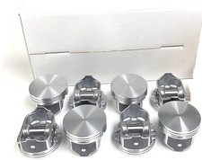 Moresa Flat Top Pistons Set of 8 for Chevy LS 4.8L 5.3L w/Press-fit Pin STD bore