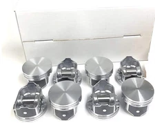 Moresa Flat Top Pistons Set of 8 for Chevy LS 4.8L 5.3L w/Press-fit Pin STD bore