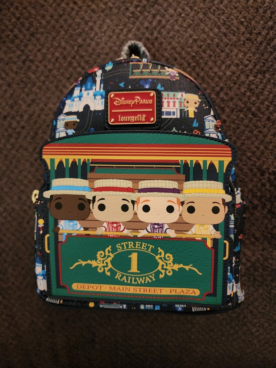 NWT Disney Parks Main Street USA Dapper Dans Loungefly  display picture 3