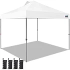 Eurmax One Push Setup 10x10ft Pop Up Canopy with Vented Top,Bonus 4 Sand Bags