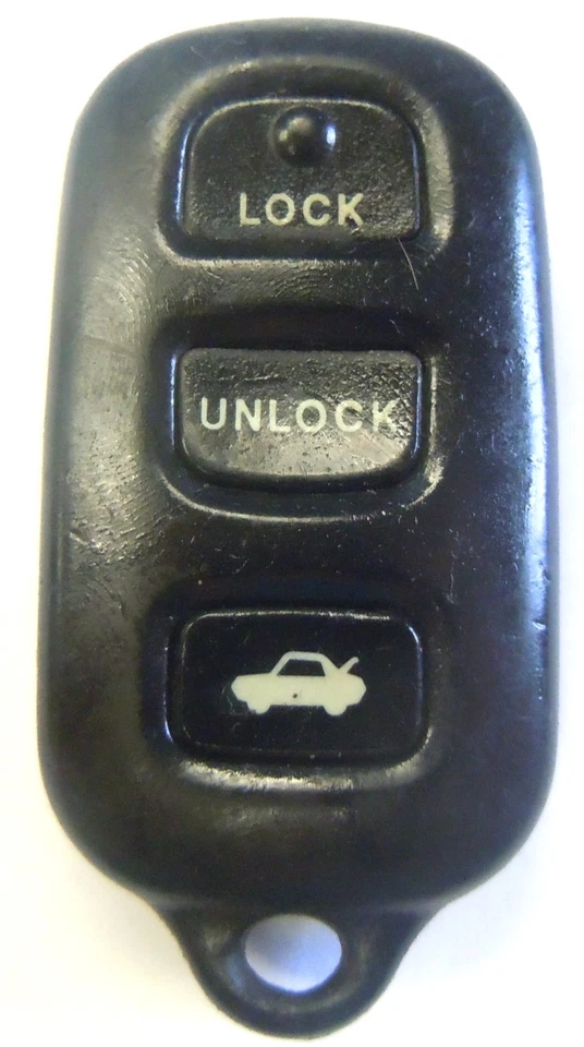 Toyota Camry 2003 entrada remota sin llave GQ43VT14T OEM control de coche llavero llavero Foto 4 de 4