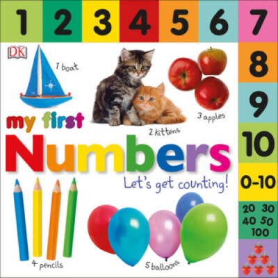 Tabbed Board Books: My First Numbers: Let's Get Counting! (Tab  - VERY GOOD