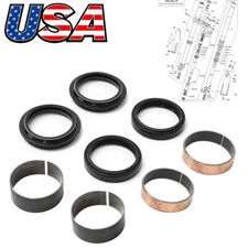 Front Fork Oil Seal Bushing Kit For Yamaha YZ125 YZ250 YZ250F YZ450F WR250 WR450