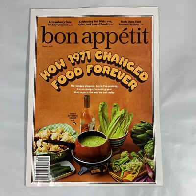 Bon Appetit Magazine April 2021 How 1971 Changed Food Forever Strawberry Cake 