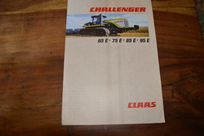 Claas Challenger 65E 75E 85E & 95E Traktor Prospekt (14) 