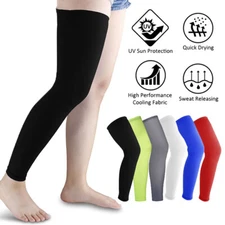 Leg Brace Support Knee Thigh High Compression Sleeve Socks Stockings Pain Relief