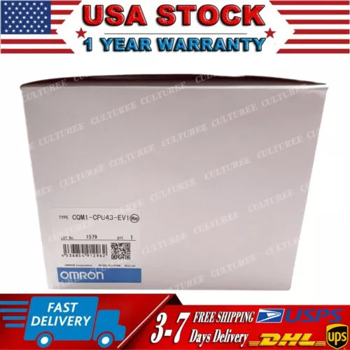 Omron CQM1-CPU43-EV1 CPU Module CQM1CPU43EV1 UPS/DHL Fast
