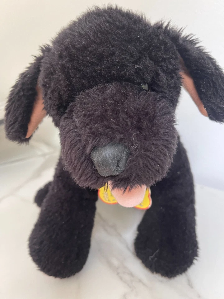 Build a Bear Plüschteddy Stofftier schwarzer Hund - Bild 2 von 4