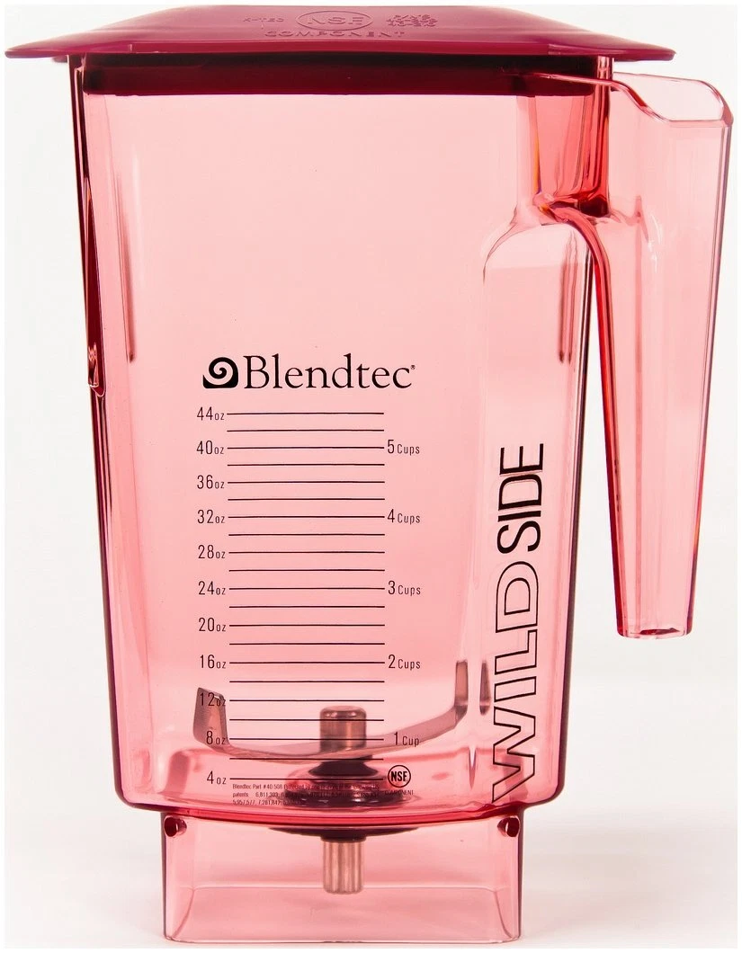 Blendtec Commercial WildSide Blender Jar | Red with Hard Lid