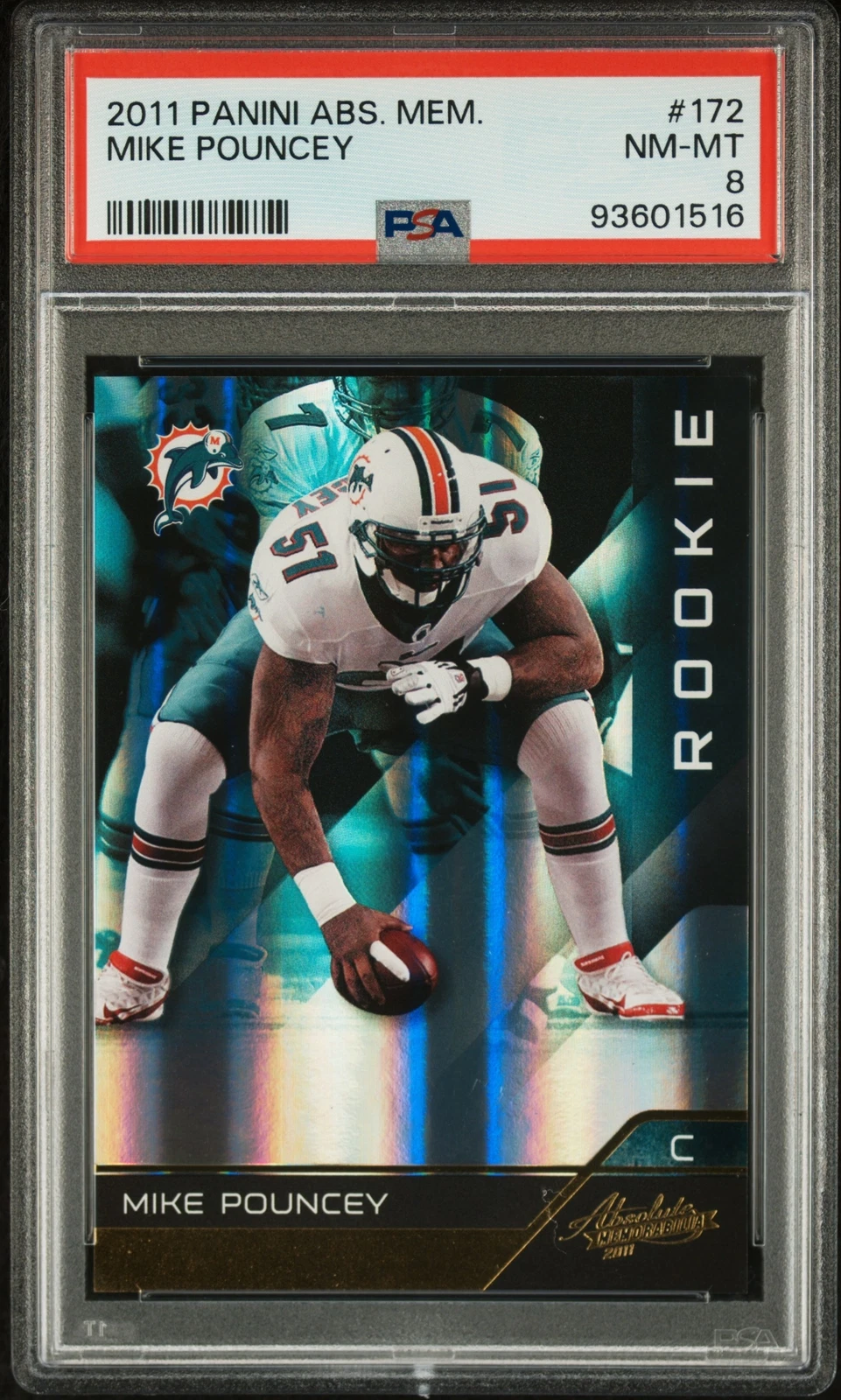 Mike Pouncey Panini Absolute Memorabilia #172 Base