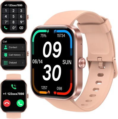 Fitness Activity Tracker Watch as Fitbit Heart Blood Pressure Sleep Step Calorie