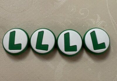 Set Of 4 Mario Brothers L Thumb Caps For Ps5/Xbox