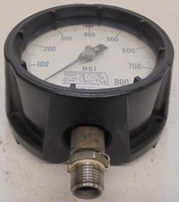 Us Gauge Pressure Gauge K-h-4 0-800 Psi