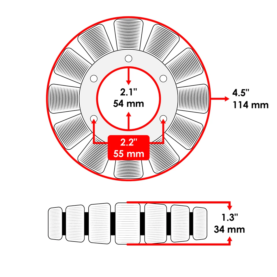 Estator y regulador rectificador para Honda VTR1000F Super Hawk 1000 1998-2005 Foto 2 de 4