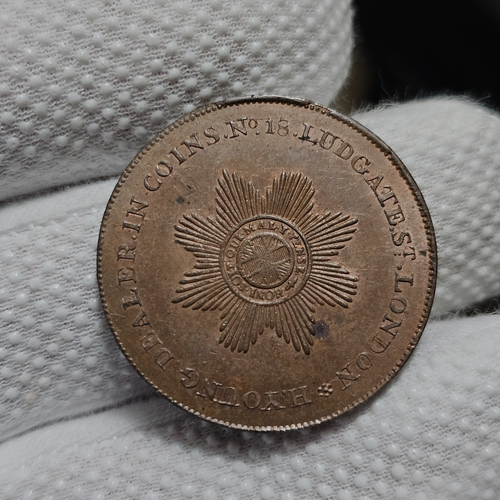 1794 One Penny Conder Token H. Young Dealer's In Coins Colonial UNC Detail - Picture 9 of 12