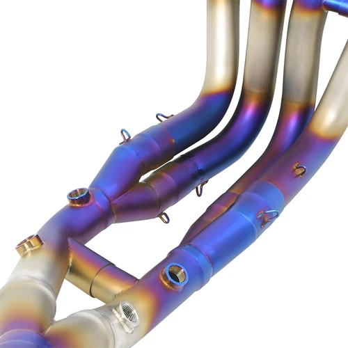 Exhaust Header Pipe Blue Full System For BMW S1000RR 2019-2024 S1000R 2021-2024 - Foto 5 di 6