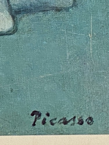 Picasso The Tragedy 1860 National Gallery Vintage Lithograph Chester Dale 1970s - Picture 9 of 17