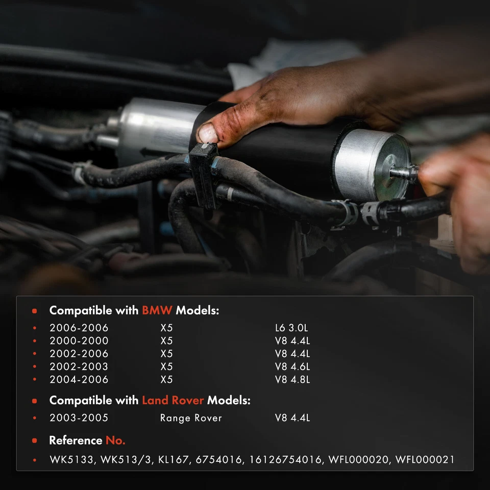 Filtro de combustible para BMW E53 X5 2000 2002-2006 Land Rover Range Rover 2003-2005 GAS Foto 2 de 4