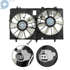 Radiator Condenser Cooling Fan Assembly 11 12-16 For Toyota Sienna Lexus RX350