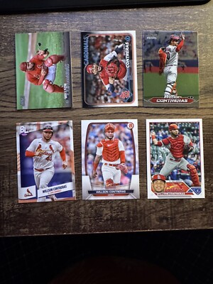 Willson Contreras 2023-2026 Bowman/Topps Series/Stadium/Big/Heritage 10-Card Lot