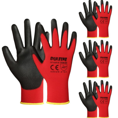 3 Pairs Garden Gloves Working Gloves for Weeding, Digging, Raking Pruning (M)