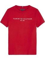 Tommy Hilfiger Kinder T-Shirt Kurzarm Essential Tee Ss Rot 74