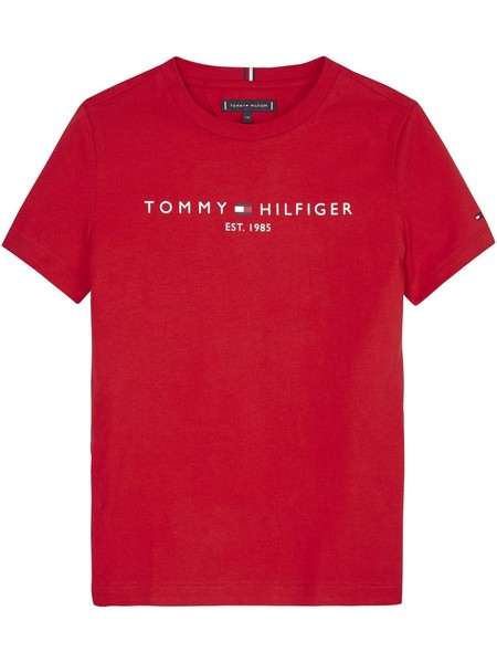 Tommy Hilfiger Kinder T-Shirt Kurzarm Essential Tee Ss Rot 74-image