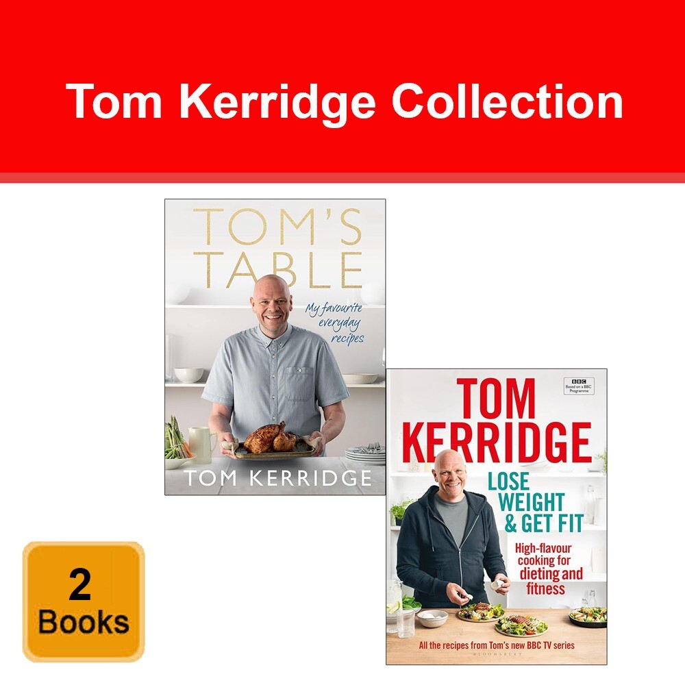 Tom Kerridge Collection 2 Books Set (Tom's Table, Lose Weight & Get Fit)