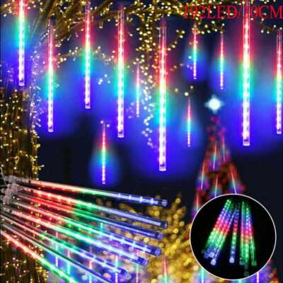 192LED 30cm Outdoor Meteor Shower Rain String Light Tree Xmas Garden Party Decor