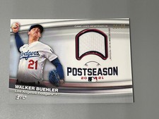 Walker Buehler 2022 Topps Series 1 ⚾️ /99 Postseason Performance Relic Dodgers