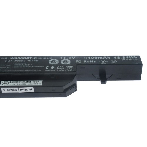 Genuine battery W650BAT-6 6-87-W650S-4D7A2 6-87-W650S-4D4A2 for Clevo W650RC - Bild 5 von 6