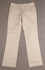 Pantalones cortos Vineyard Vines ajustados para hombre 34x32 marfil piedra chinos informales nuevos con etiquetas