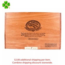 Padron 4000 Empty Wood Cigar Box 11" x 7" x 2"