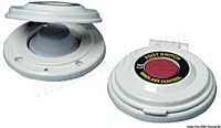Osculati Anchor Electric Windlass Control Activation Black/White Button 76x83 mm