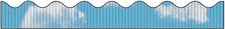 Pacon Decorative Bordette Border, Clouds 2 1/4" x 25' (P0037930)