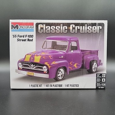 Revell Monogram 1955 F-100 Classic Cruiser Street Rod Truck Model Kit Sealed New