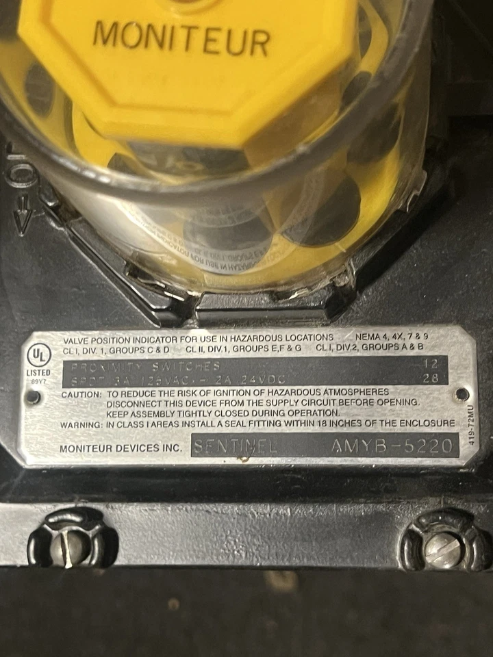 Válvula de posición interruptor de proximidad dispositivo monitor de accionamiento Apollo Foto 4 de 4